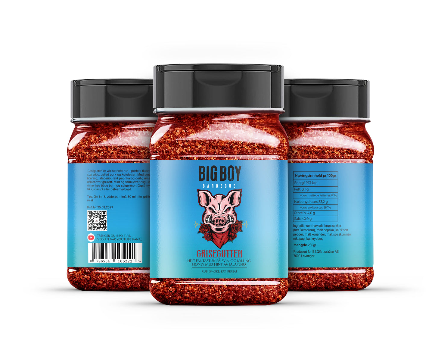 Big Boy BBQ Grisegutten 280gr