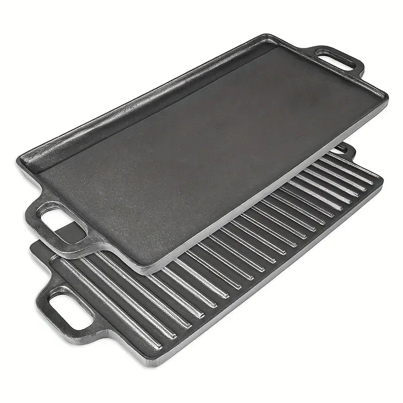 Big Boy BBQ To-side Støpejernplate