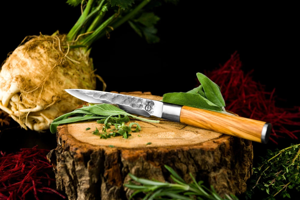 Forged Olive Utility Knife