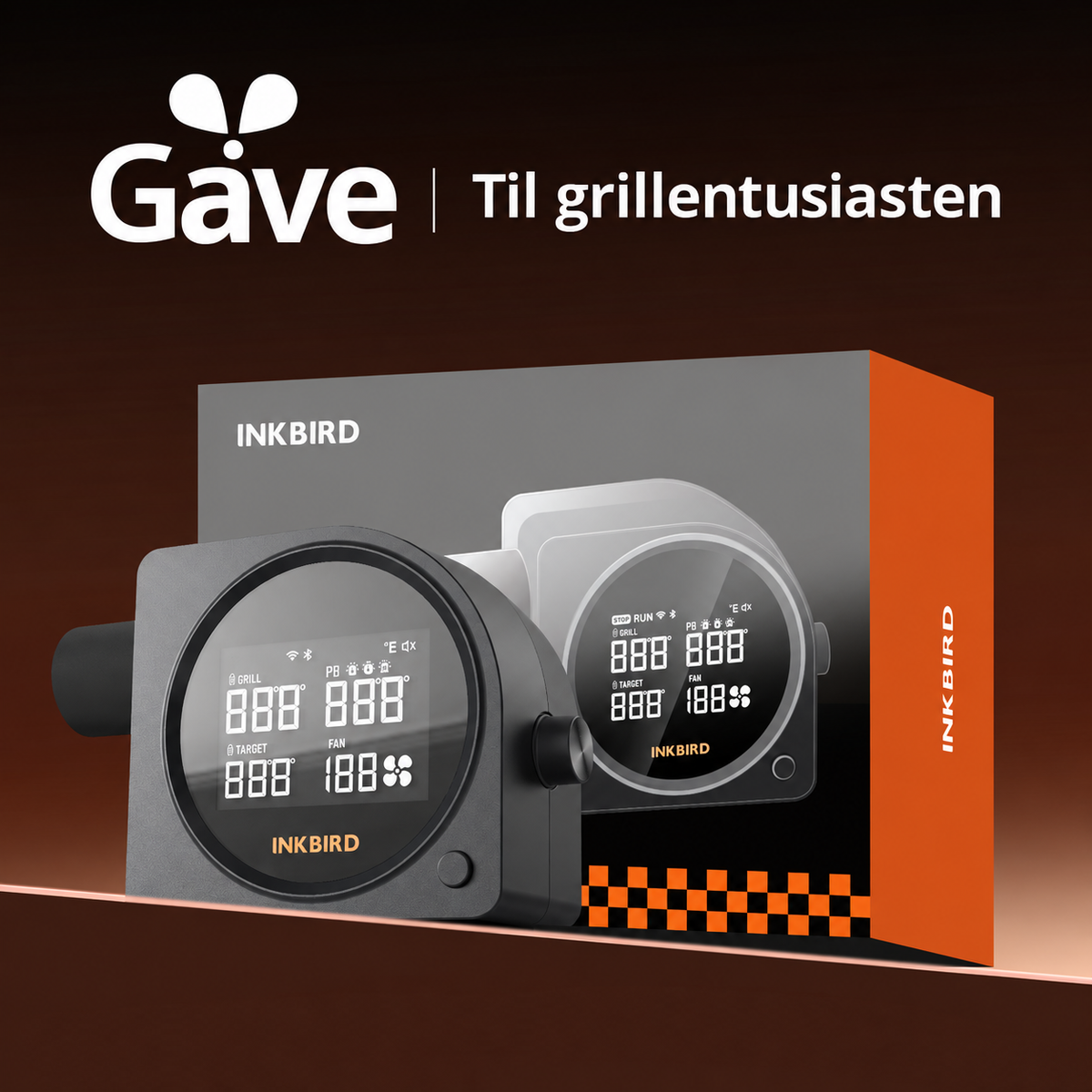 INKBIRD ISC-028BW – temperaturkontroller med vifte til grill og smoker