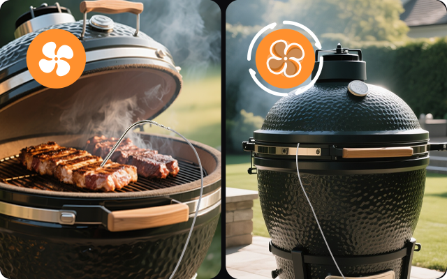 INKBIRD ISC-028BW – temperaturkontroller med vifte til grill og smoker