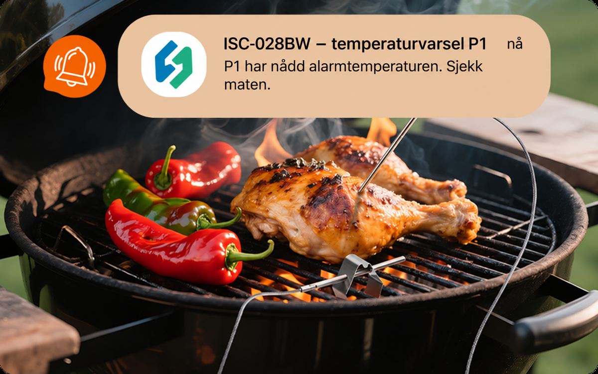 INKBIRD ISC-028BW – temperaturkontroller med vifte til grill og smoker