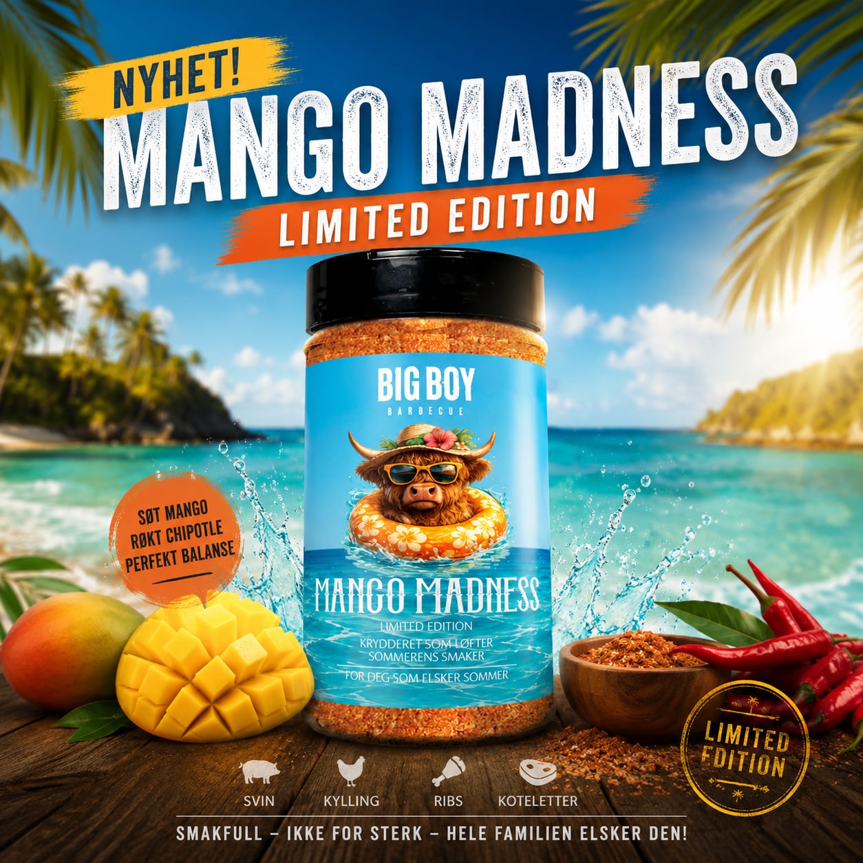 Big Boy BBQ Mango Madness 175gr