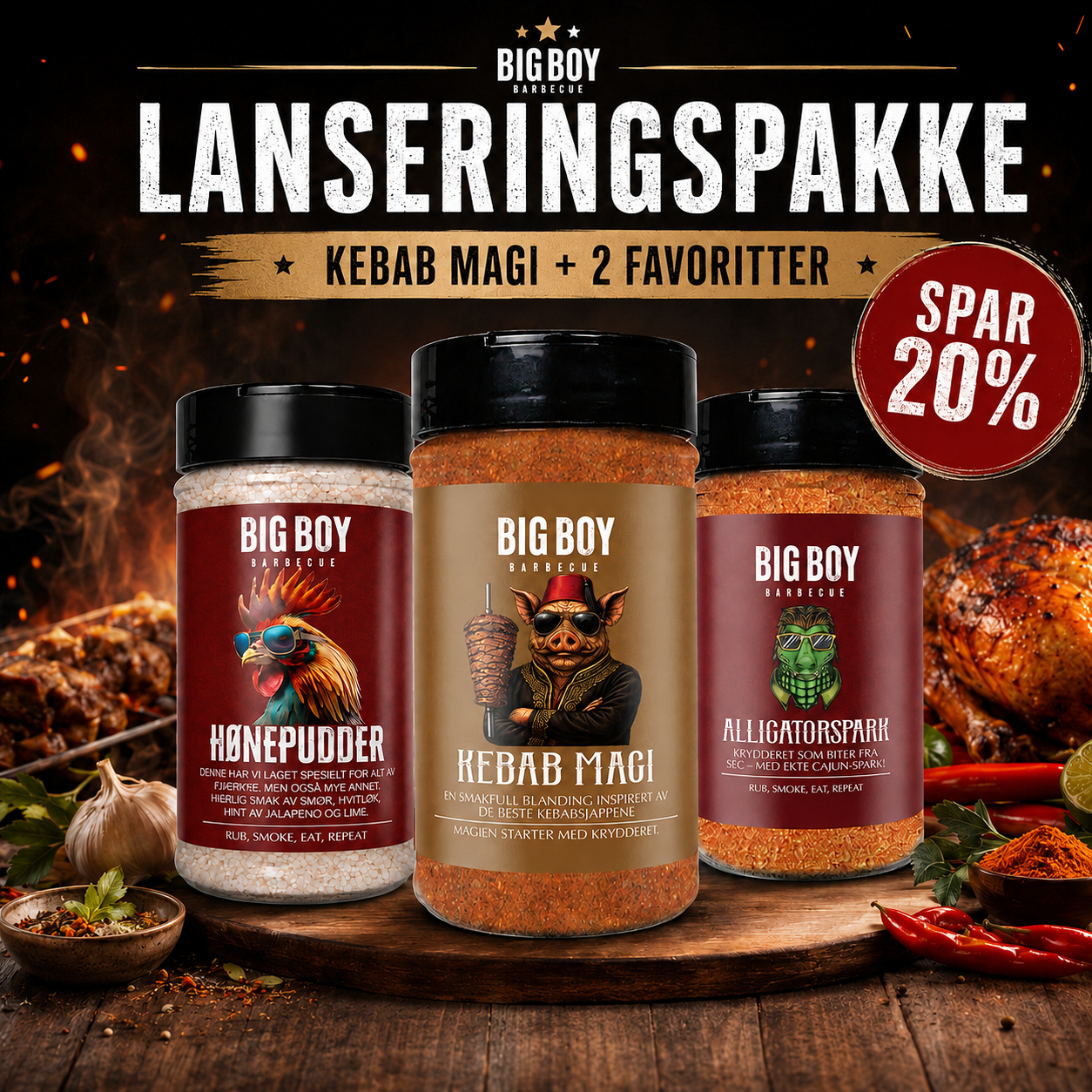 Kebab Magi Lanseringspakke