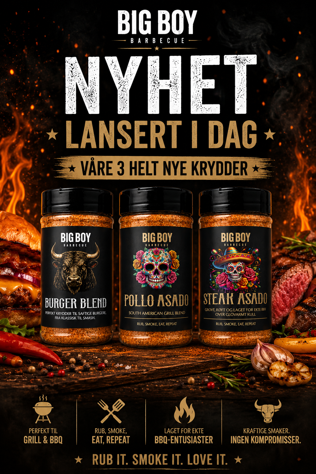 Big Boy BBQ Lanseringspakke Juni