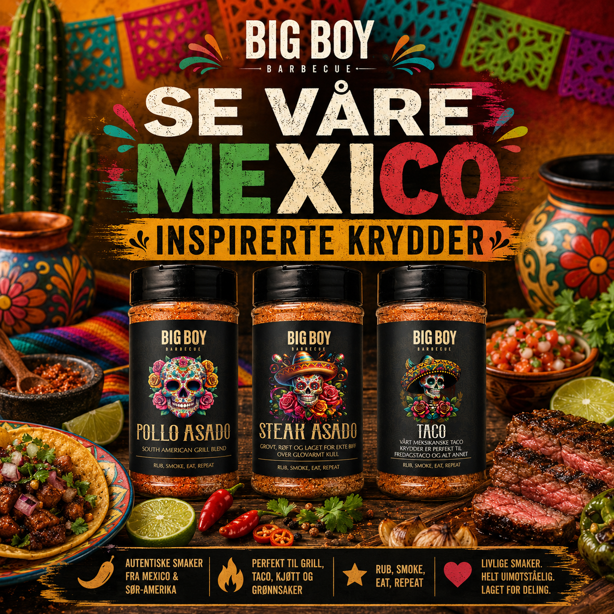 Big Boy BBQ Mexico Pakke