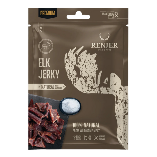 Renjer Elk Jerky Sea Salt 25gr