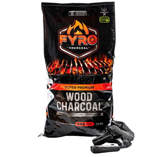 FYRO Super Premium Fruit Wood Charcoal 10kg