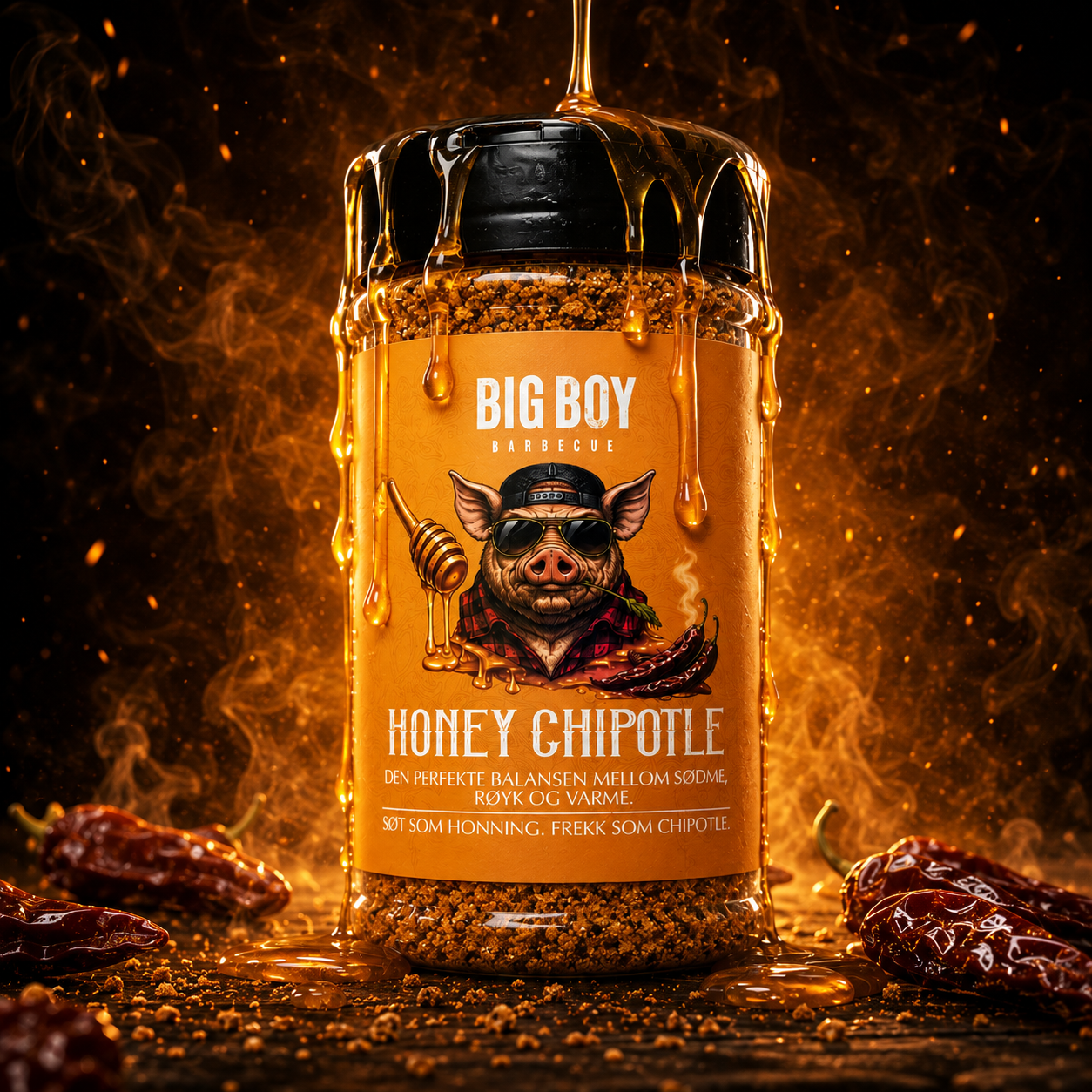 Big Boy BBQ Honey Chipotle 230gr