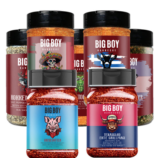 Big Boy BBQ Komplett Krydderpakke