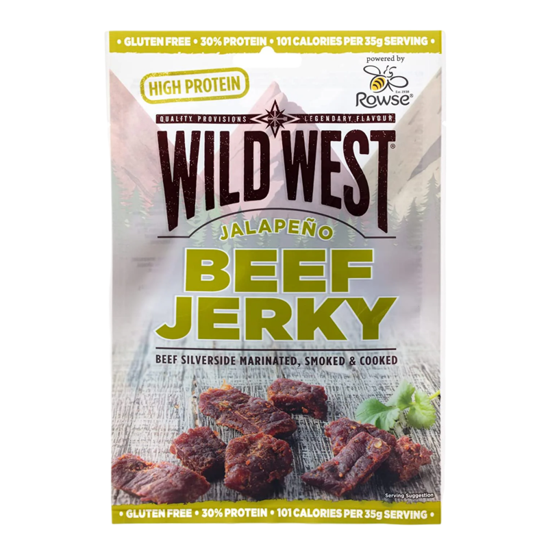 Wild West Beef Jerky Jalapeno 60gr