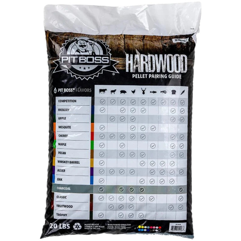 Pit Boss Charcoal Blend Wood Pellets 9KG