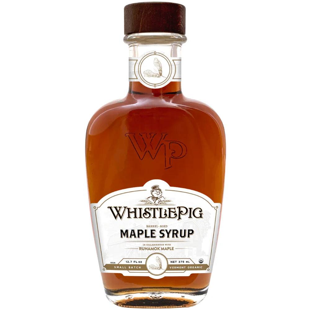 Runamok WhistlePig Rye Whiskey Barrel-Aged Maple Syrup 375ml