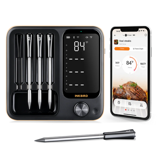 INKBIRD Wifi/Bluetooth 4 prober BBQ Termometer