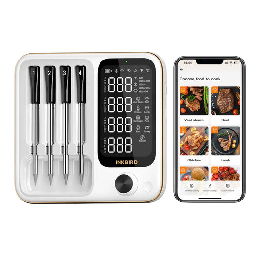 INKBIRD Wifi/Bluetooth 4 prober BBQ Termometer