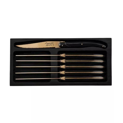 Prestige Line Steak Knives Copper Stonewash