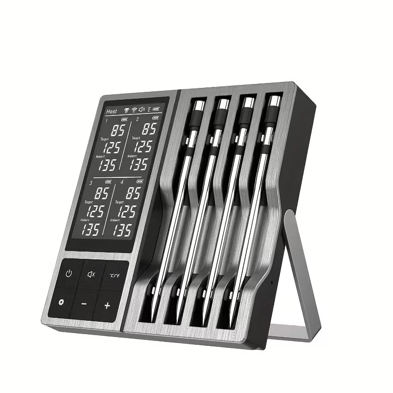 Big Boy BBQ Trådløst Termometer 4 prober